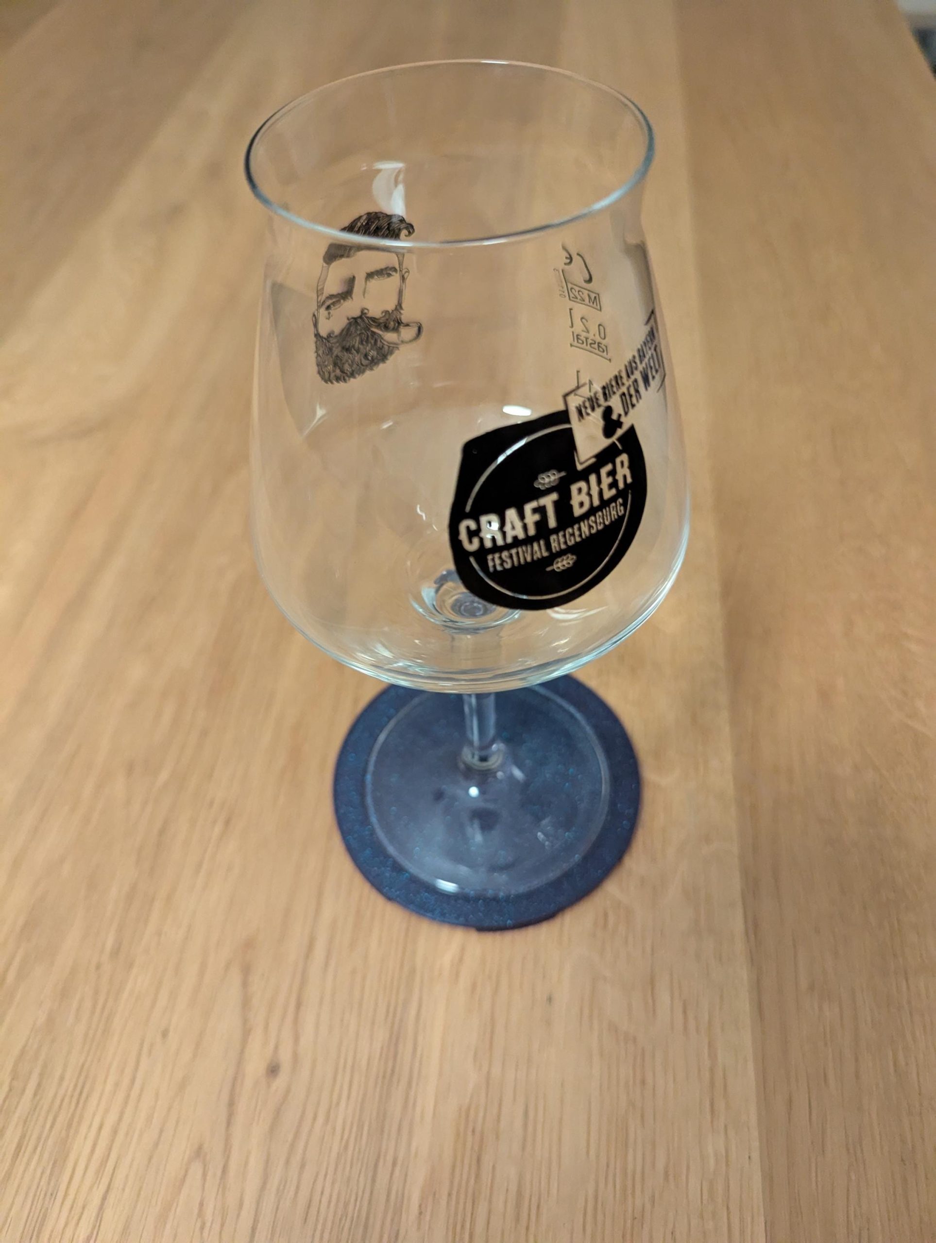 4er Set 3D‑gedruckte Glasdeckel – Sicher, stapelbar personalisierbar mit Namen – Passend für Weinglas, Kölsch, Altbier & Weizen (92mm) – Bild 2